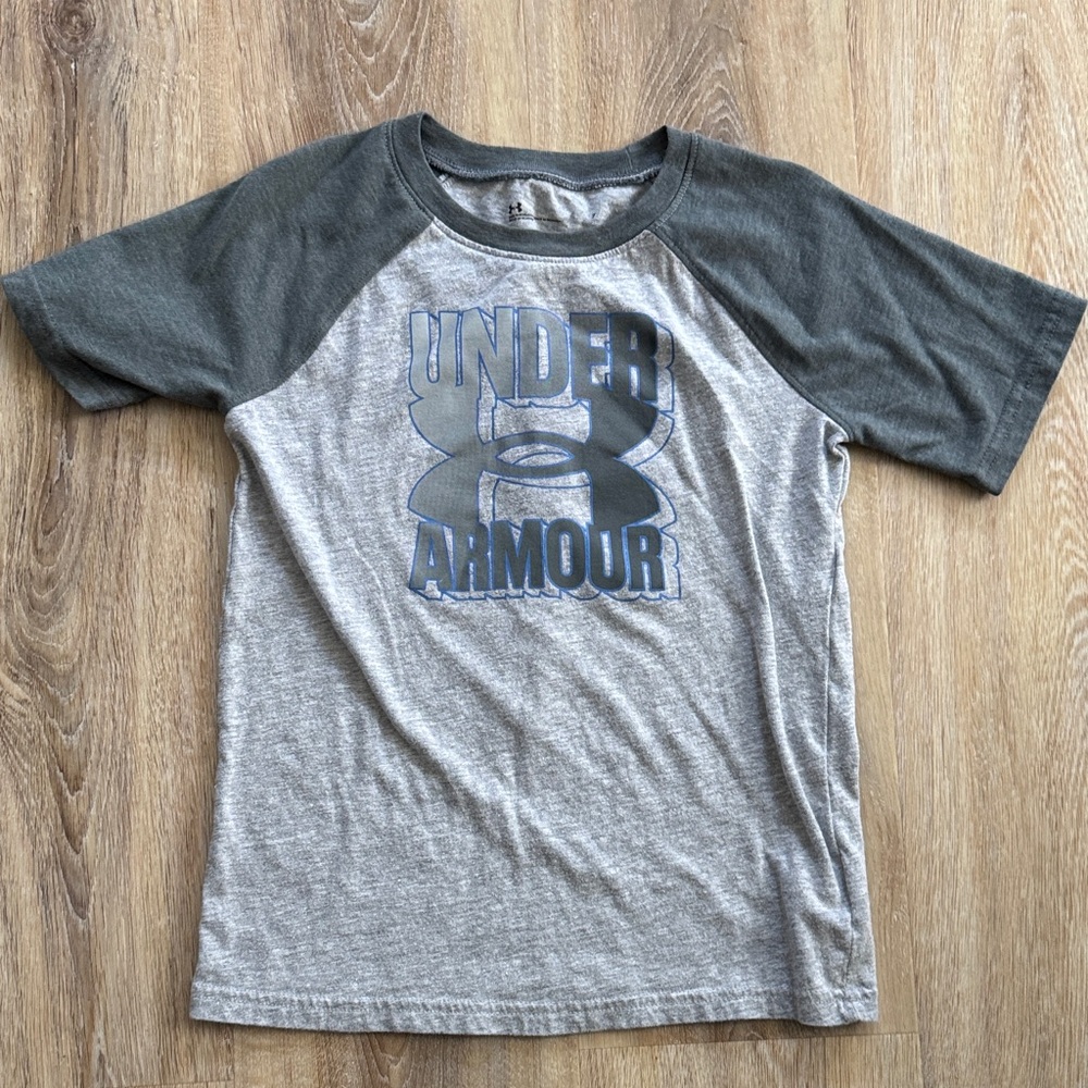 Under Armour Kids Two-Tone Gray T-Shirt